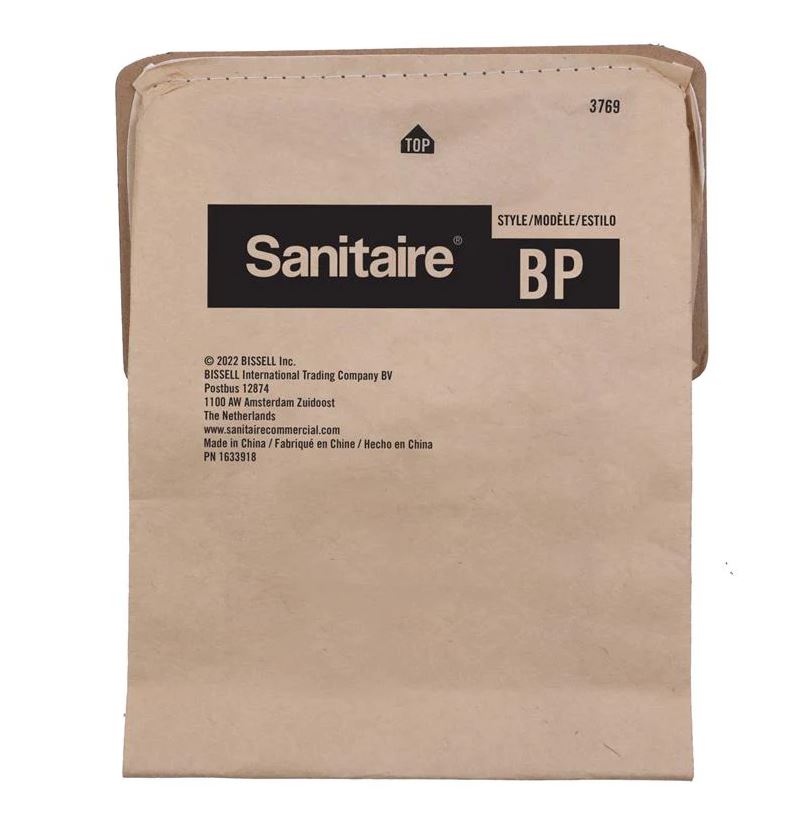 Sanitaire Style BP Backpack Vacuum Bags OEM, 5-Pack, Fits SC580 TRANSPORT Cordless