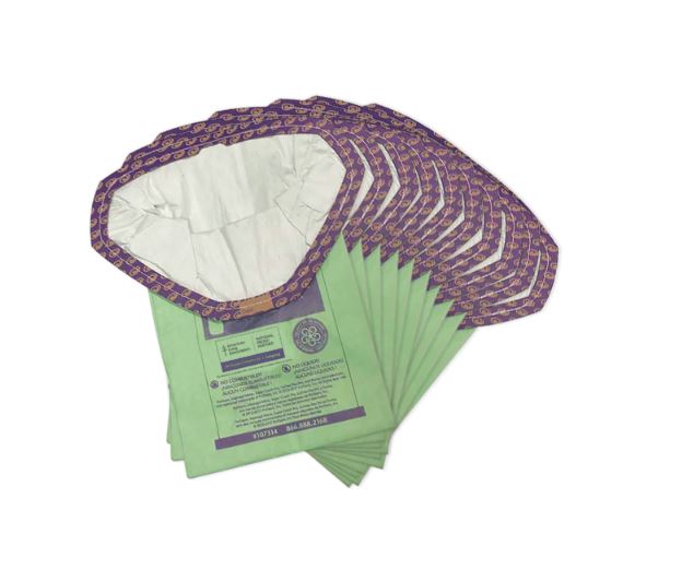 ProTeam 6 Qt Triangular Backpack Vacuum Bags OEM, 10-Pack, OEM# 107314, Fits Super Coach Pro 6