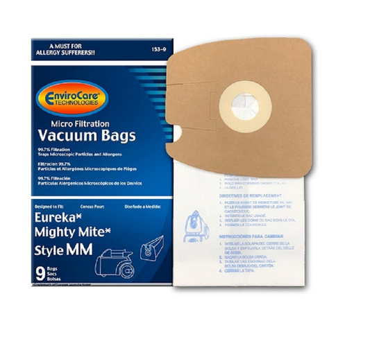 Sanitaire Type MM Vacuum Bags by Envirocare, 9-Pack, Fits SC3683 SC3686 SL3681