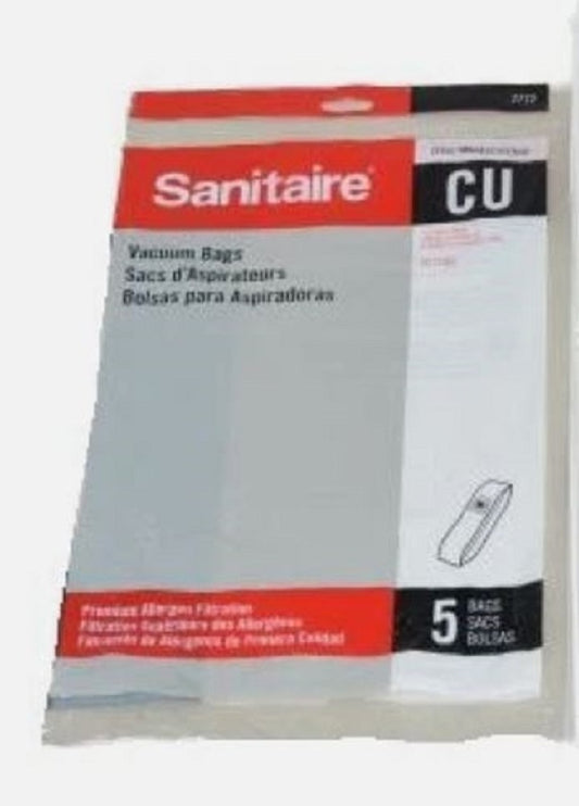 Sanitaire Style CU Vacuum Bags, 5-Pack, Fits SC7500A, High-Filtration Fabric