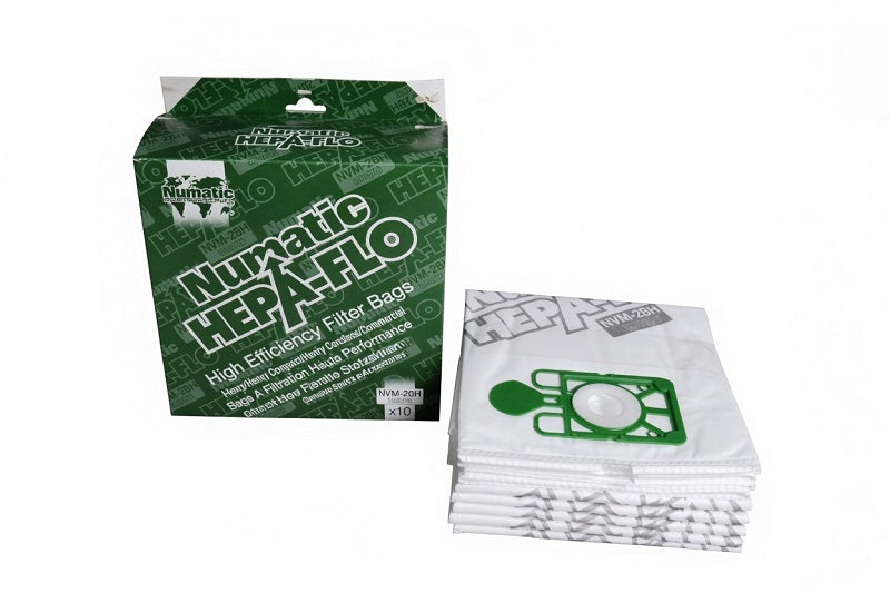 NaceCare Vacuum Bags HEPAFLO Charles & George 10 Pack