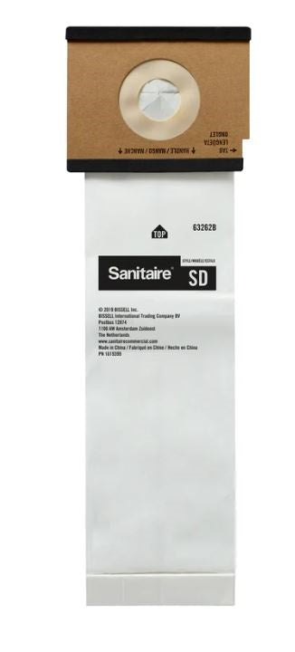Sanitaire Style SD Duralux Vacuum Bags OEM, 5-Pack, OEM# 63262, Fits SC9120 SC9150 SC9180