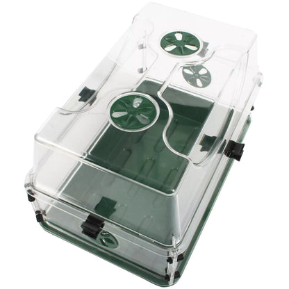 EarlyGrowMedium Seed Herb Domed Propagator with Vented Side Height Extension