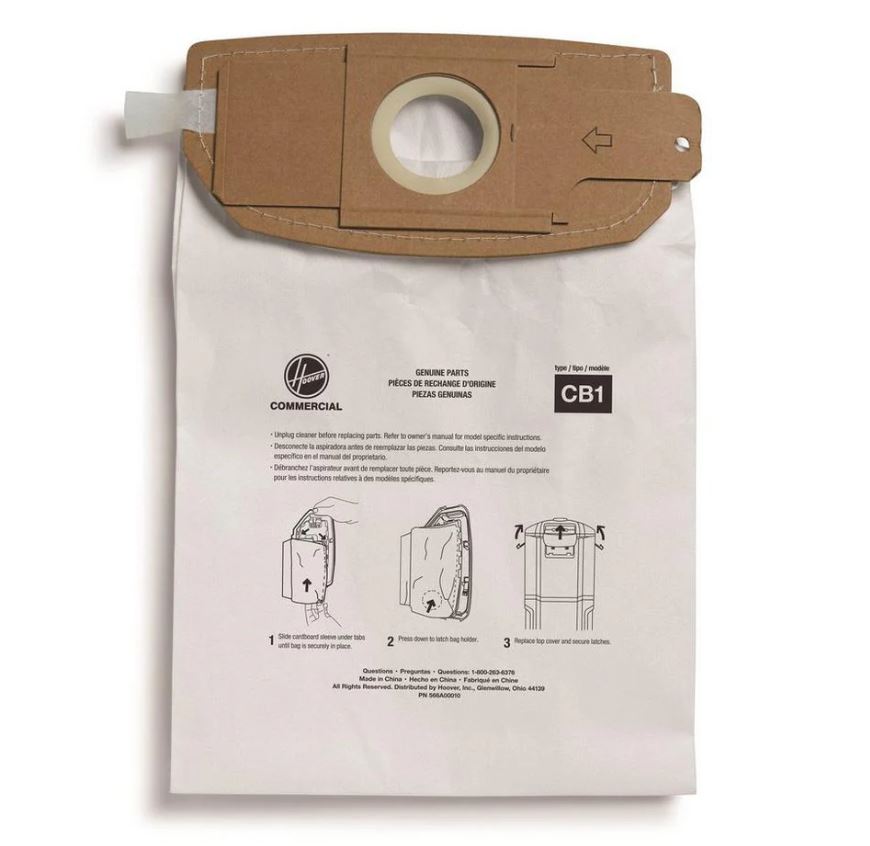 Hoover Standard Filtration 10PK Bags - Fits CH34006, CH93406