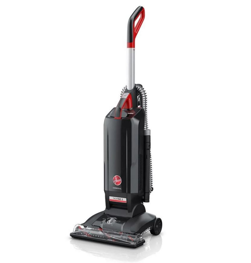 Hoover CH54100V Commercial Bagged Upright Vacuum, HEPA Bags, 35 ft Cord