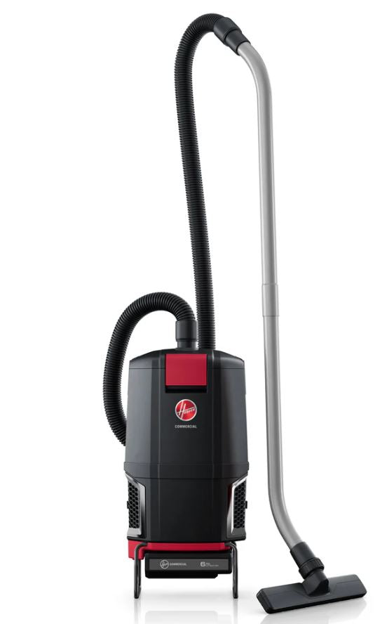 Hoover Commercial CH93600 HVRPWR 6 Quart 40V Cordless Backpack Vacuum - Black