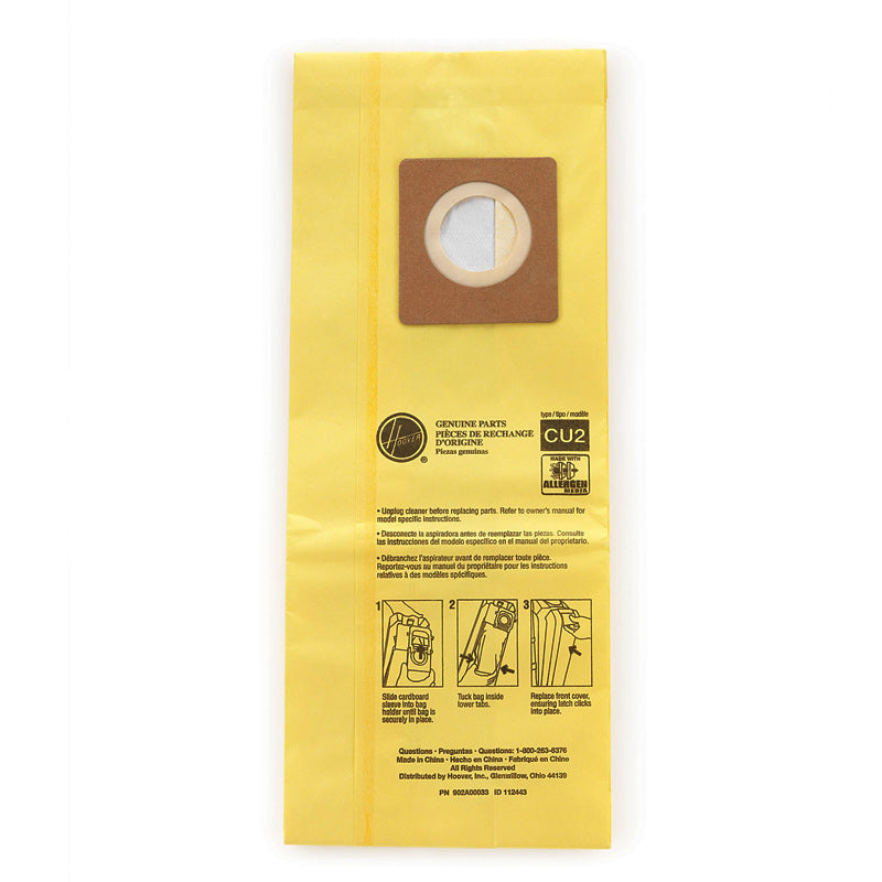 Hoover Allergen Filtration Bags 10 Pack - Fits CH54013, CH54015, CH54113, CH54115