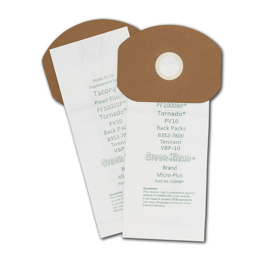 Powr-Flite® PF1000BP 10-Qt Backpack Replacement Vacuum Bags (OEM# B352-7800)