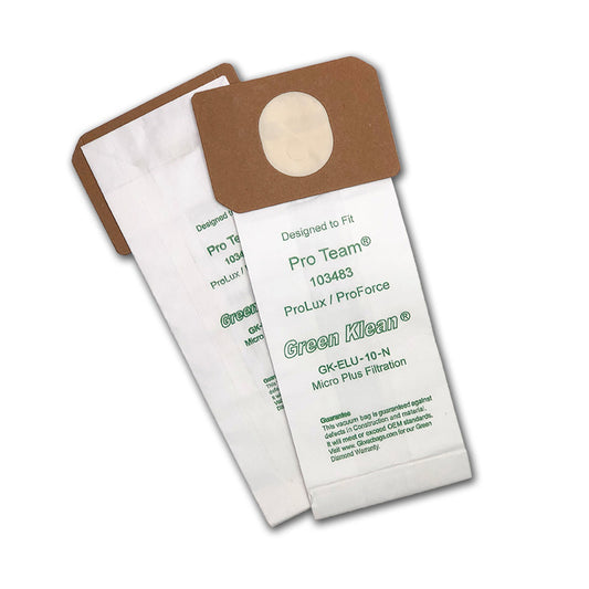 Sanitaire SC6600 UP-1 Vacuum Bags by Green Klean, 10-Pack, Fits P1 & 6600 Series