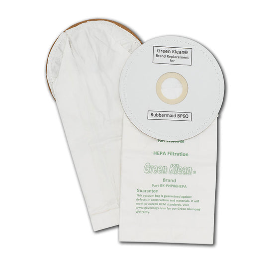 ProTeam LineVacer H12 HEPA Vacuum Bags by Green Klean, 100-Pack Case, OEM# 106995