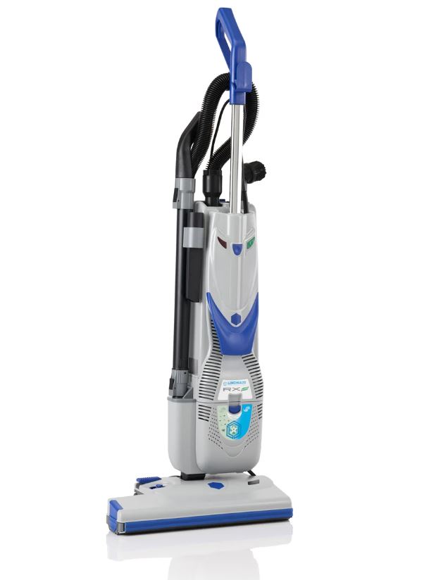 Lindhaus RX450e Dual Motor Commercial Upright Vacuum, HEPA H13, 18" Path