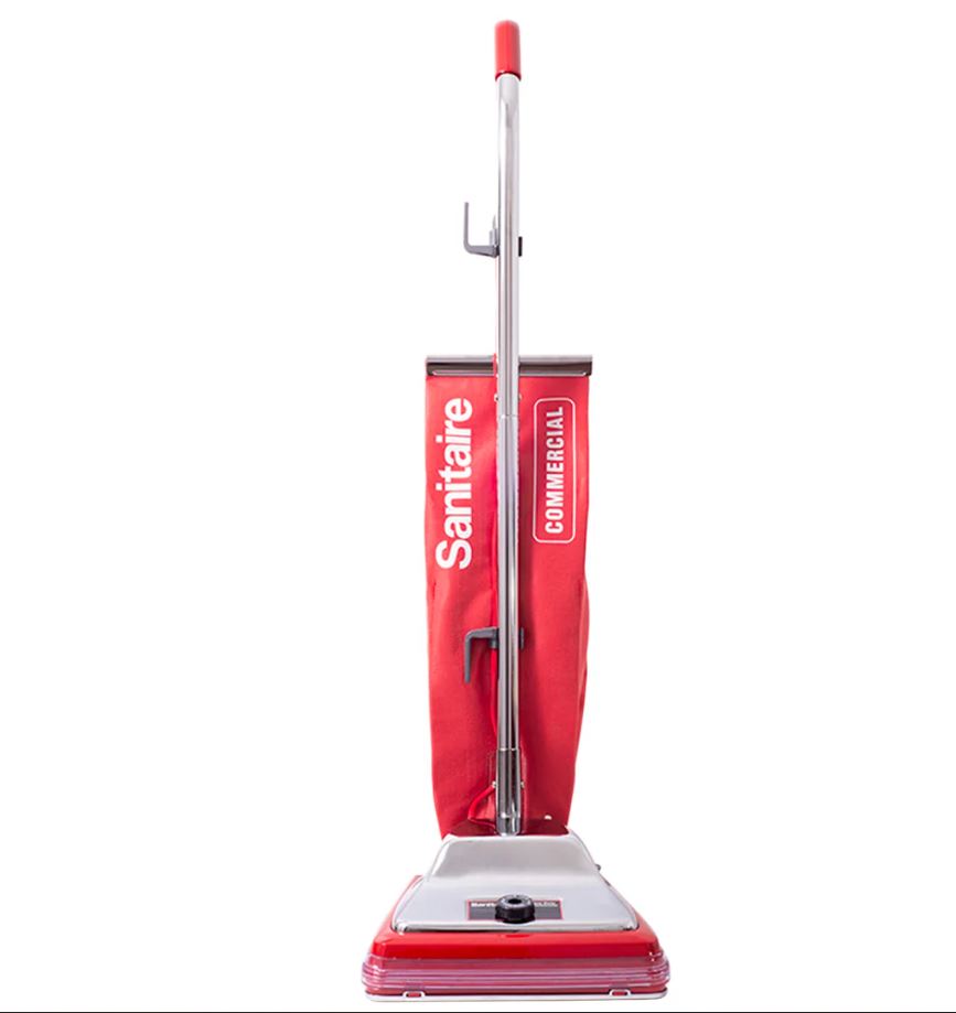 Sanitaire SC886G Commercial Upright Vacuum, 18 Qt Shake-Out, Quick Kleen, 50 ft Cord