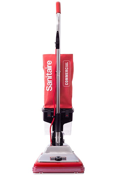 Sanitaire SC887E Commercial Upright Vacuum, Bagless Dirt Cup, Quick Kleen, 50 ft Cord