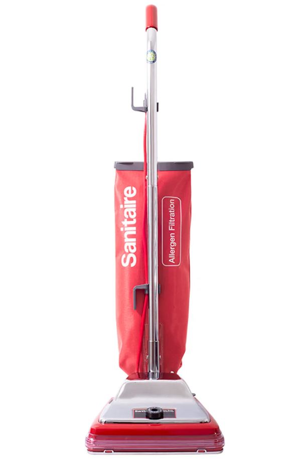 Sanitaire SC888N Commercial Upright Vacuum, CRI Gold, 6.1 Qt, 50 ft Cord