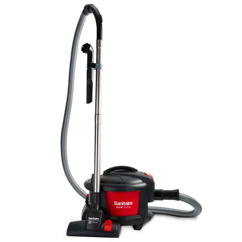 Sanitaire SC3700A Commercial Canister Vacuum, HEPA, 9 Amp, 32 ft Cord, CRI Approved