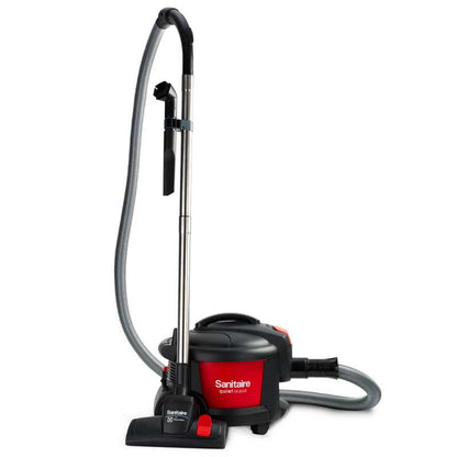 Sanitaire SC3700A Commercial Canister Vacuum, HEPA, 9 Amp, 32 ft Cord, CRI Approved