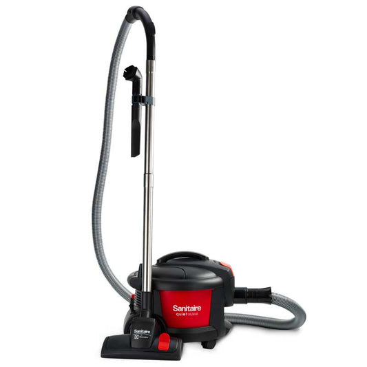 Sanitaire SC3700A Commercial Canister Vacuum, HEPA, 9 Amp, 32 ft Cord, CRI Approved