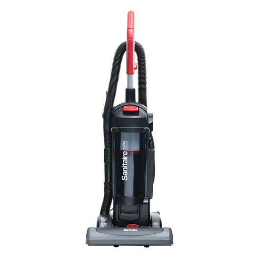 Sanitaire SC5845D Commercial Upright Vacuum, Bagless HEPA, 15" Path, 40 ft Cord